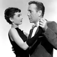 赫本与玫瑰卡通头像微信头像图片大全