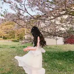 韩国清纯女生头像背影可