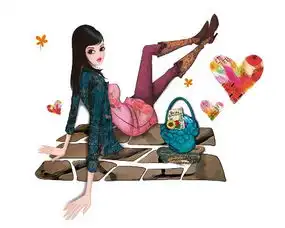 高分求美女矢量图加分