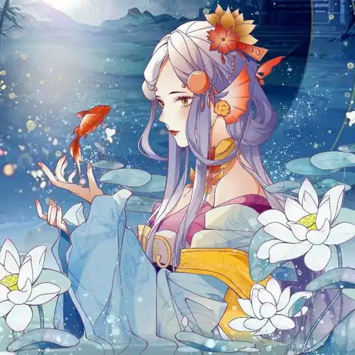 古风女头活着是为了取悦自己,要开心哦