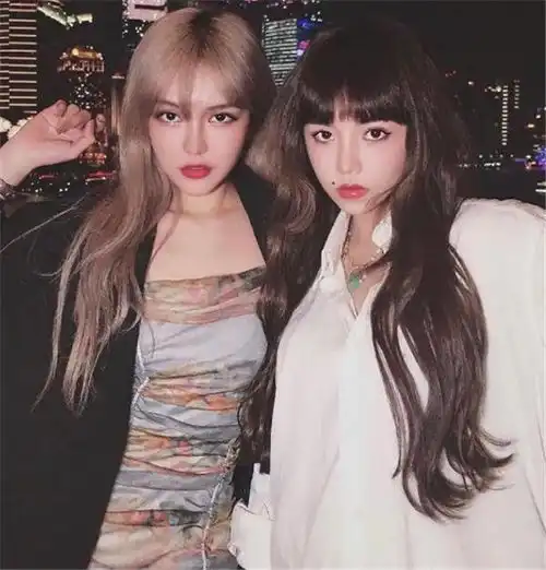 网红女生头像双人艾比