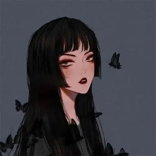 2022年单人头像超酷的插画头像,霸气有范