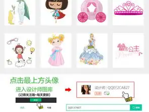 唯美卡通童话世界公主美女人物设计图片素材模板下载18.43mb美女大全人物形象