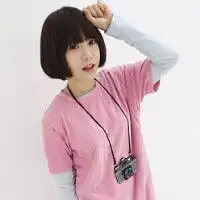 短发全身女生可爱头像真人