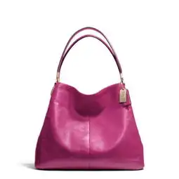 nwtcoachmadisonleathersmallphoebeshoulderbag26224cranberrypinkdurablemodeling