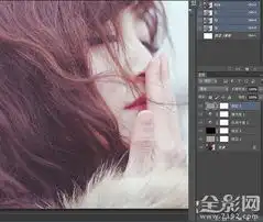 ps调出冬季清新色彩的女孩头像照片