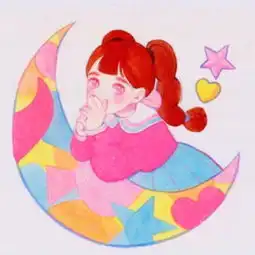 油画棒头像女生仙气微博