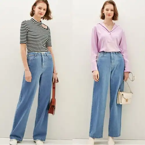 10条对腿粗女生友好的牛仔裤,遮住赘肉修饰腿型,气场强大更时髦