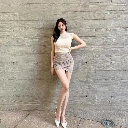 韩国第一大长腿极致腰臀比,真绝了