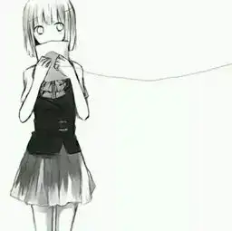 黑白漫画头像超好看的女