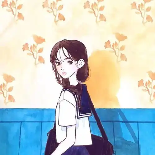 插画女头像酷导购