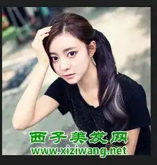 五款黑色卷发挑染图片性感妩媚有气质