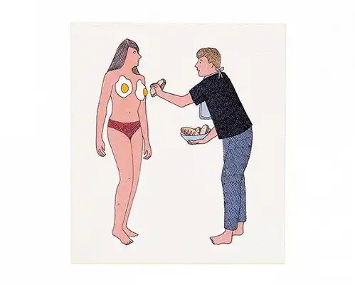 男女关系的趣味思考,这个插画师有点666