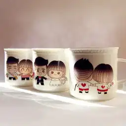 白头偕老情侣变色杯子牛奶杯咖啡对杯情人节堆糖,美图壁纸兴趣社区