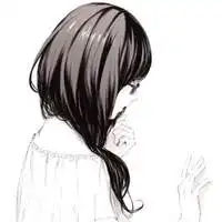 黑白漫画头像超好看的女