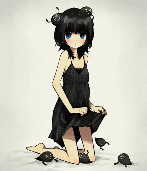 娇小的黑色小恶魔