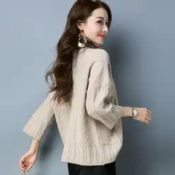 年轻女款羊毛衫长袖短款气质唯美时尚套头半高圆领2017年冬季