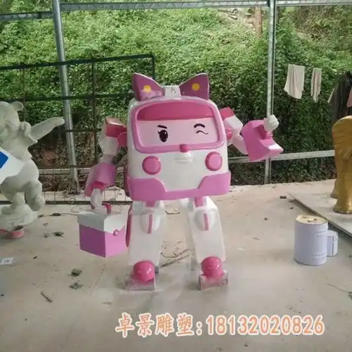 玻璃钢卡通超级飞侠雕塑衢州超级飞侠树脂雕塑