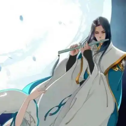 古风动漫头像情侣两张我很快乐也很难过