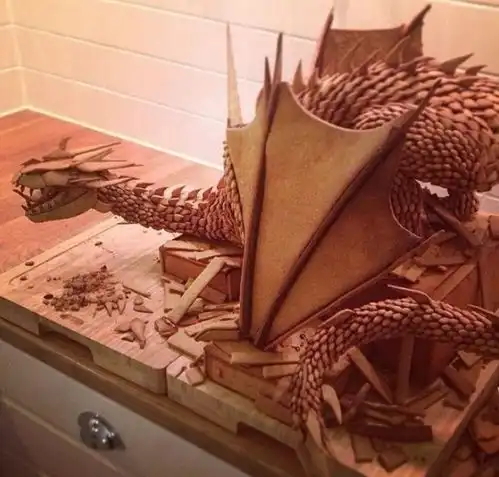 美女用姜饼制作擎天柱异形格鲁特史矛革的雕塑,你敢吃吗