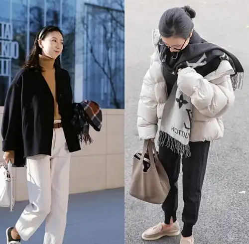 4050岁的女人,冬天短外套很有人气显高又美得有气质