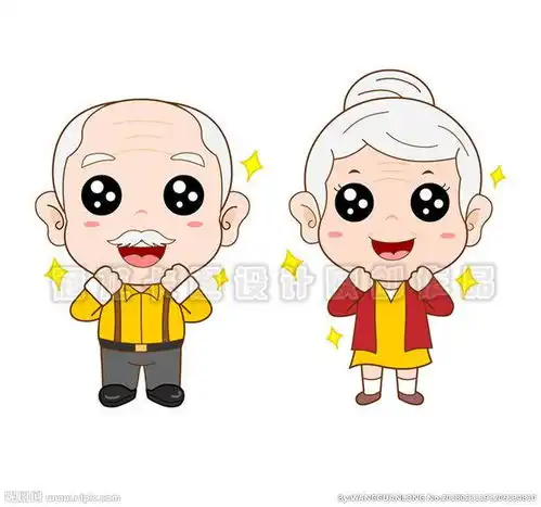 可爱奶奶卡通图片头像