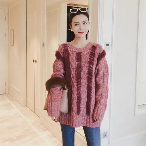 清新雅致的淑女范针织毛衣,穿上自带好心情