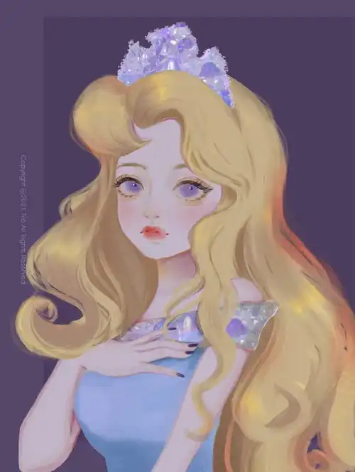 清新风的迪士尼公主,爱洛公主唯美华丽,艾莎女王仙气十足