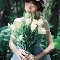 qq头像女生闺蜜婚纱森系女生lomo个性头像