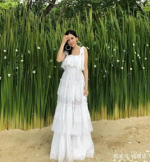 林志颖老婆晒度假照片,身材超级赞