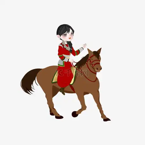 骑马女孩头像动漫