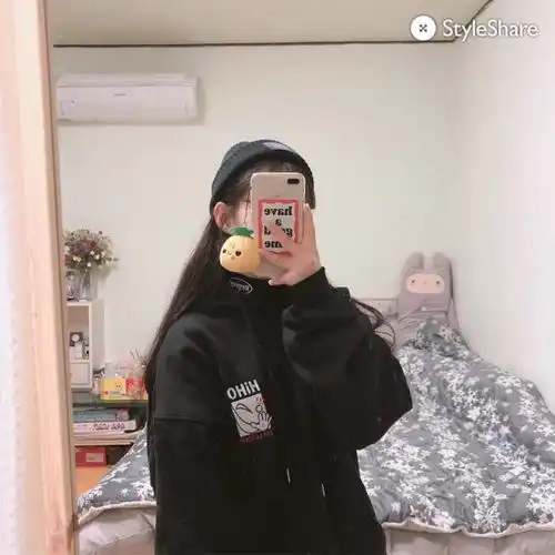 ins超火的外套女2020原宿风宽松bf学生连帽薄款秋冬季mschf卫衣女