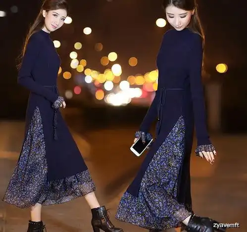 春装连衣裙上新款啦70后80后穿都美翻天