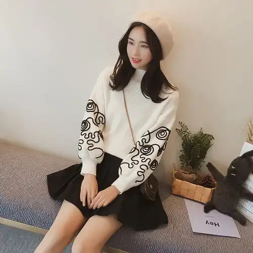 清新减龄的少女感针织毛衣,小仙女必备哦