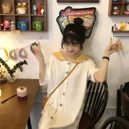 娃娃裙女学生韩版原宿风法式少女茶歇裙小个子女生网红裙子抖音夏,一品好特惠