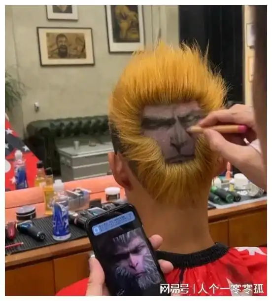 笑麻了浙江一理发师为顾客剪出逼真黑悟空发型客户非常满意