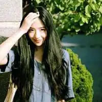 清新绿色森系女生头像女生微信头像图片大全