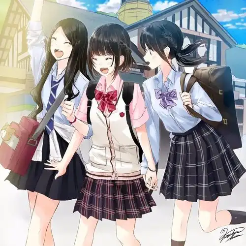 jk制服控福利日本画师笔下的jk制服少女,我全都要