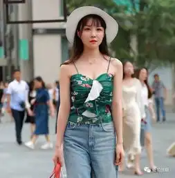 时尚清新的女子,个个柔美婉丽俏丽多姿