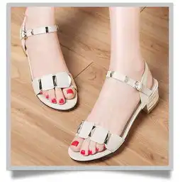 百年纪念1452夏季新款一字扣韩版粗跟凉鞋女欧洲站罗马露趾性感平跟女鞋子