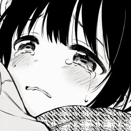 黑白漫画风女头繁华落尽与君同细水长流共君语