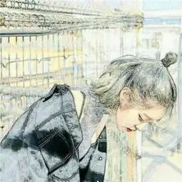 2018最新手绘女生微信头像超好看甜美看不惯我你可以自杀啊