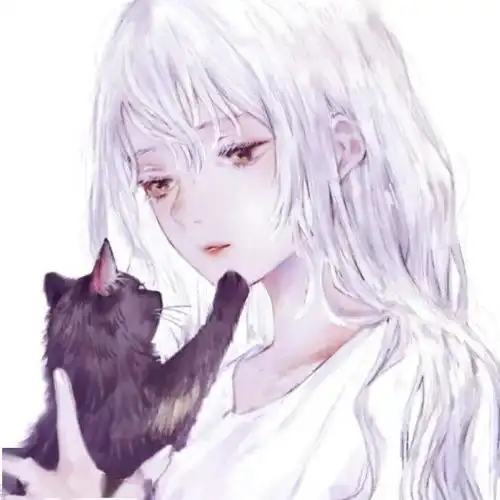 二次元少女头像真人情侣