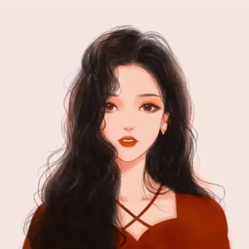 手绘插画头像小众格调适合夏天使用的头像