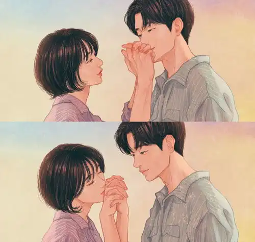 韩国插画师笔下的爱情