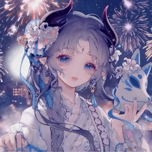 绘画作品超惊艳的一拨古风闺蜜头像
