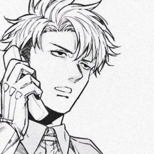 动漫头像丨黑白古风手绘