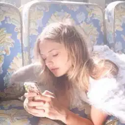 欧美头像女生小清新长发披肩女神最美欧美女生长发图片头像