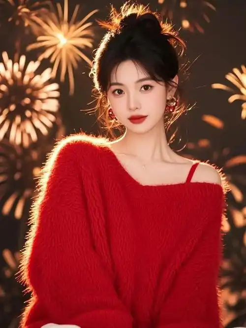 美女壁纸丨2025新年暴美暴富
