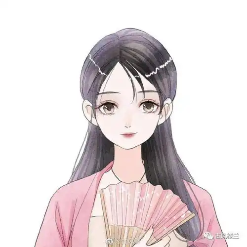 日本女孩卡通头像结婚彩